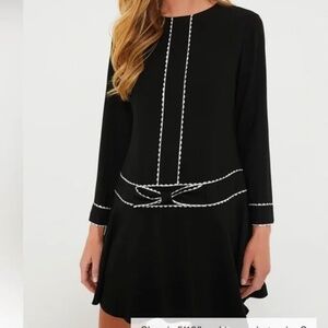 Tuckernuck Black Isabel Bow Dress